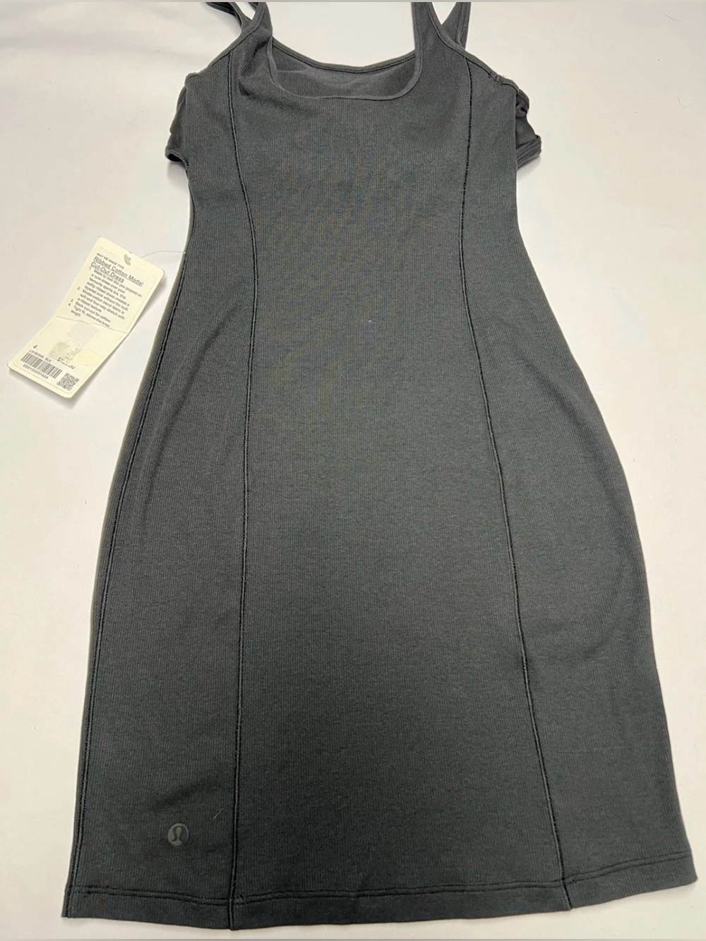 Lululemon Ribbed Cotton Modal Cut-Out Dress NWT Size 4